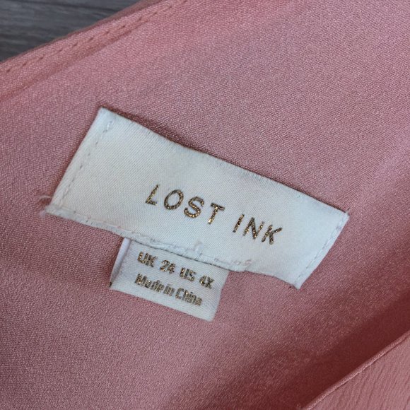 LOST INK PLUS Cami Maxi Dress Size 4X - Picture 7 of 7